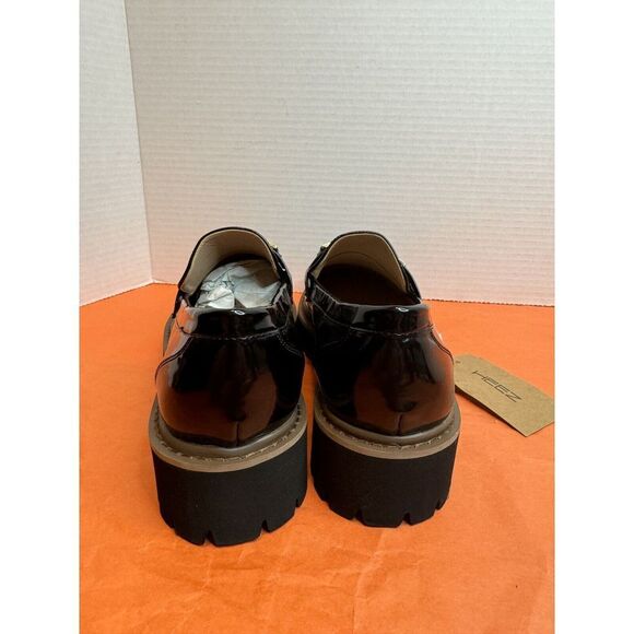 HEEZ Women Chunky Penny Loafer Comfort Cushion Insole Slip On Casual Dress Sz 7 - Picture 3 of 6